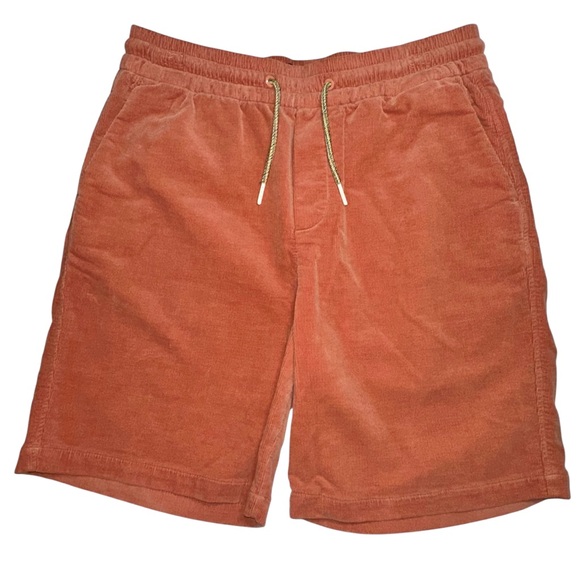 Scotch & Soda Other - Scotch & Soda Men’s Mars Orange Organic Cotton Corduroy Jogger Shorts- Size 30